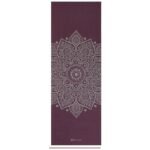 Gaiam Midnight Plum Sundial Flower Yoga Mat 5mm 65734 - Image 6