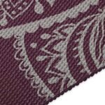 Gaiam Midnight Plum Sundial Flower Yoga Mat 5mm 65734 - Image 8