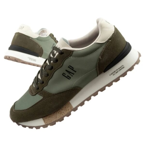 Gap mens sports shoes Osaka green sneakers comfortable fashionable