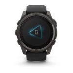 Garmin Fenix 8 Solar Sapphire Titanium Carbon Gray DLC Black watch - Image 4