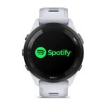 Garmin Forerunner 265 46mm Black Bezel with Whitestone Case White and Blue