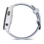 Garmin Forerunner 265 46mm Black Bezel with Whitestone Case White and Blue - Image 3