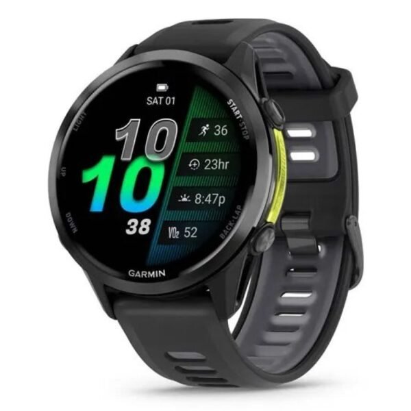 Garmin Forerunner 970 3.56 cm (1.4") AMOLED Digital 454 x 454 px Touchscreen Black, Yellow Wi-Fi GPS