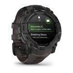 Garmin Instinct 3 – 50 mm AMOLED Black met charcoal band watch - Image 2