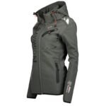 Geographical Norway Reine Gray/Black Lady 007 womens softshell jacket (WU6099F/GN Grey/Black) - Image 3