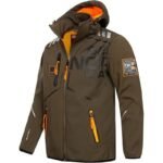 Geographical Norway Robin softshell jacket (WX1326H/GN KAKI) - Image 3