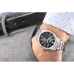 Giewont Elegance Sapphire Silver Black Mens Watch GW5160-B2 - Image 3