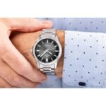 Giewont Elegance Sapphire Silver Black Mens Watch GW5160-B2 - Image 4