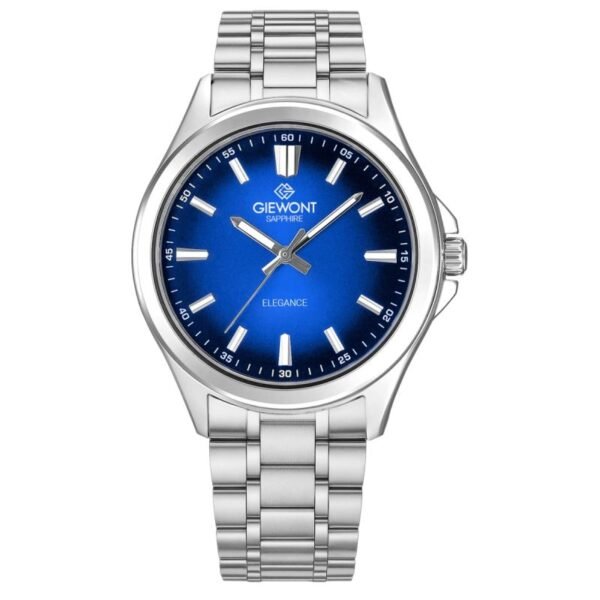 Giewont Elegance Sapphire Silver Blue Mens Watch GW5160-B3
