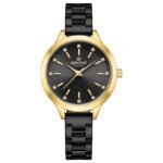 Giewont Sapphire Gold Black Womens Watch GW2720-B4