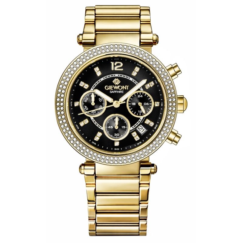 lupin-wear-ca-giewont-sapphire-gold-black-women-s-watch-gw3380-b3-2156694 Giewont Sapphire Gold Black Womens Watch GW3380-B3 - Image 1