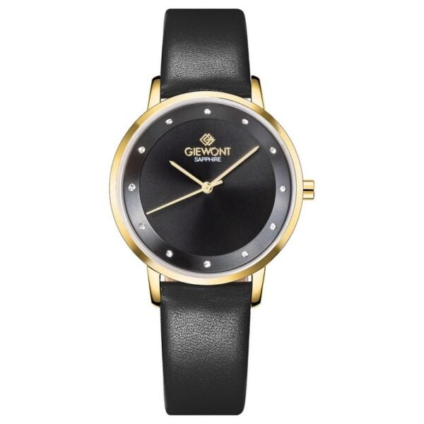 Giewont Sapphire Gold Black Womens Watch GW4130-A4