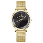 Giewont Sapphire Gold Black Womens Watch GW4130-B3