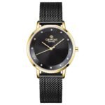 Giewont Sapphire Gold Black Womens Watch GW4130-B4