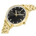 Giewont Sapphire Gold Black Womens Watch GW7370-B4 - Image 2