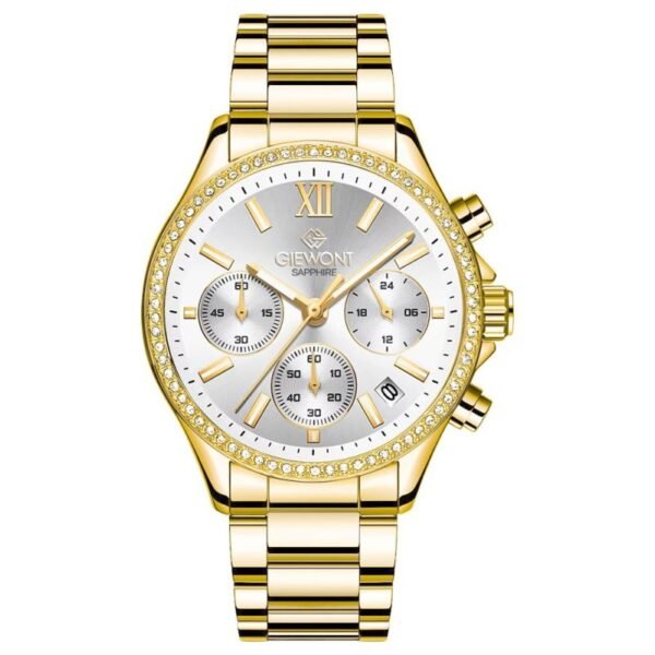 Giewont Sapphire Gold Silver Womens Watch GW3670-B2