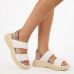 Gioseppo LUNENBURG White Womens Shoes (75283-P-White) - Image 6