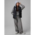 Girls hooded vest 4F 4FJRSS26TVJAF355-20S - Image 3