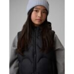 Girls hooded vest 4F 4FJRSS26TVJAF355-20S - Image 5