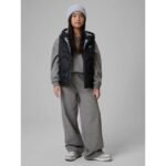 Girls hooded vest 4F 4FJRSS26TVJAF355-20S - Image 6