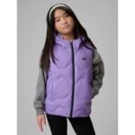 Girls hooded vest 4F 4FJRSS26TVJAF355-51S