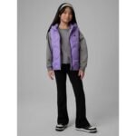 Girls hooded vest 4F 4FJRSS26TVJAF355-51S - Image 6