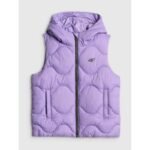 Girls hooded vest 4F 4FJRSS26TVJAF355-51S - Image 7