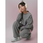 Girls loose sweatshirt without hood 4F 4FJRSS26TSWSF2624-25M