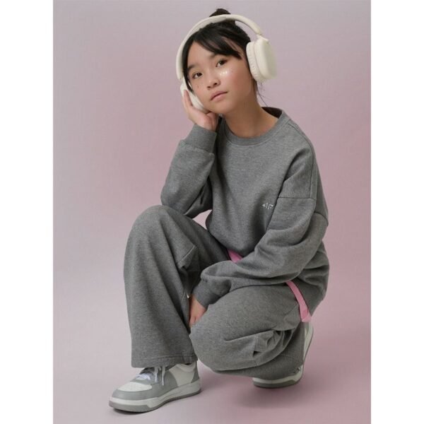 Girls loose sweatshirt without hood 4F 4FJRSS26TSWSF2624-25M