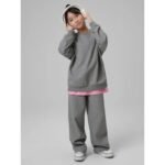 Girls loose sweatshirt without hood 4F 4FJRSS26TSWSF2624-25M - Image 6