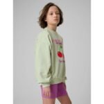 Girls loose sweatshirt without hood 4F 4FJRSS26TSWSF2903-47S - Image 5