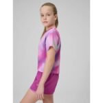 Girls quick-drying sports T-shirt 4F 4FJRSS26TFTSF2394-90A - Image 4