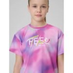 Girls quick-drying sports T-shirt 4F 4FJRSS26TFTSF2394-90A - Image 5