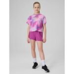 Girls quick-drying sports T-shirt 4F 4FJRSS26TFTSF2394-90A - Image 6