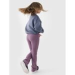 Girls sweatshirt without a hood, 4F 4FJRSS24TSWSF1331-32S - Image 4
