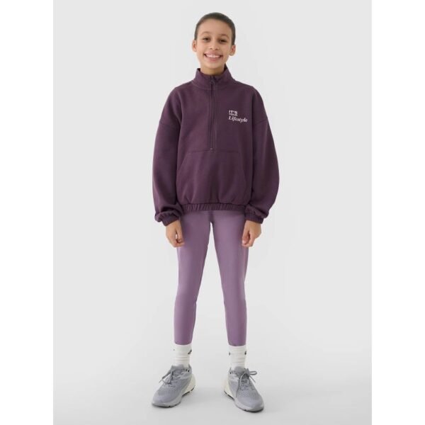 Girls sweatshirt without zipper, without hood 4F 4FJRSS25TSWSF2058-50S
