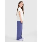 Girls wide-leg sweatpants 4F 4FJRAW25TTROF1598-33S - Image 2