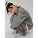 Girls wide-leg sweatpants 4F 4FJRSS26TTROF1726-25M - Image 4