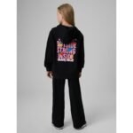 Girls wide-leg sweatpants 4F 4FJRSS26TTROF1918-20S - Image 2