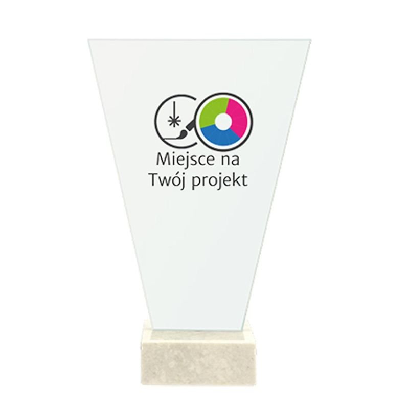 lupin-wear-ca-glass-trophy-on-a-marble-base-individual-1841737 Glass trophy on a marble base - INDIVIDUAL - Image 1