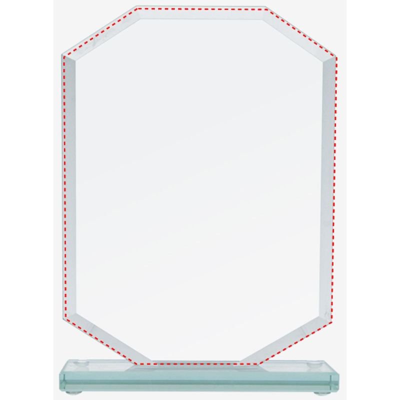 lupin-wear-ca-glass-trophy-with-a-broken-base-1841621 Glass trophy with a broken base - Image 1
