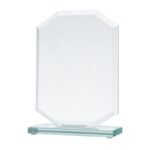Glass trophy with a broken base - Image 2