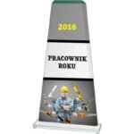 Glass trophy with LuxorJet color print - Image 2