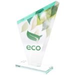Glass trophy with LuxorJet color print - Image 2