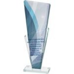 Glass trophy with LuxorJet color print - Image 2