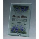 Glass trophy with LuxorJet color print - Image 2