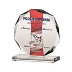 Glass trophy with LuxorJet color print - Image 2