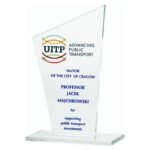 Glass trophy with LuxorJet color print - Image 3