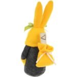 gnome bunny boy 20cm yellow with gift bag spring decoration - Image 5