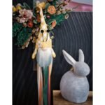 GNOME BUTTERFLY YELLOW 25CM SPRING DECORATION - Image 5